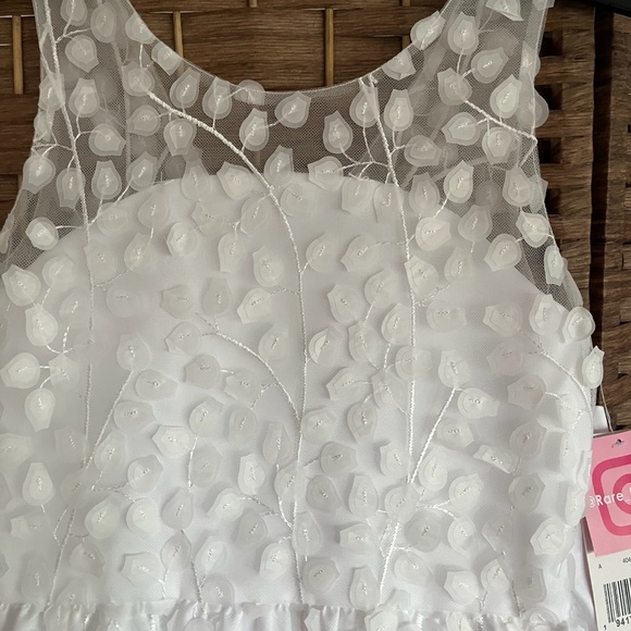 NWT Rare Editions Sleeveless Flower Girl Dress Sizes 10 & 12 - Picture 5 of 9